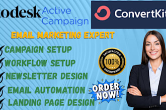 be flodesk expert in flodesk automation, email campaign convertkit, landing page