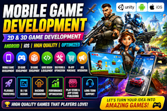 do mobile game development,game devlopment,2d,3d game development