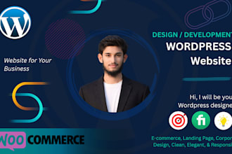 design wordpress website or redesign wordpress website