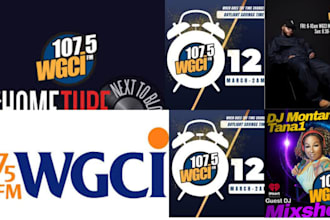 play and promote your song on wgci radio
