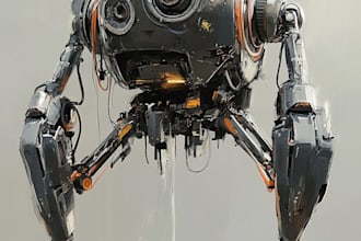high quality robot, mecha concepts