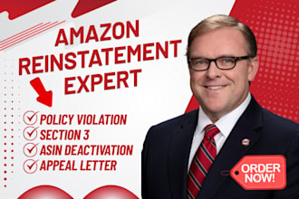 write amazon reinstatement appeal letter for amazon suspension, section 3 poa