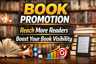 do professional book promotion, ebook marketing and amazon kindle book promotion