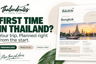 plan your personalized thailand trip for first time visitors