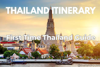 create a thailand itinerary for first time visitors