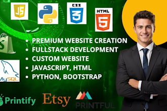 website development, website design, full stack developer