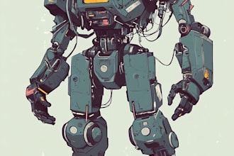 high quality robot, mecha concepts
