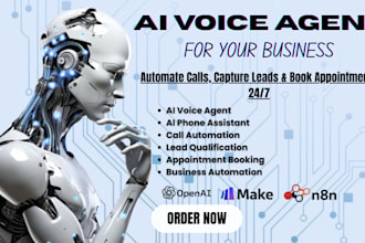 build voice ai agents, chatbots, automation vapi, make