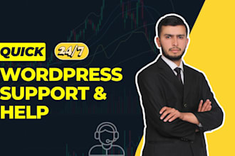 provide quick wordpress help and support to fix any issue