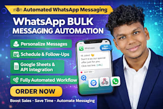 setup whatsapp automation for bulk messaging and follow ups