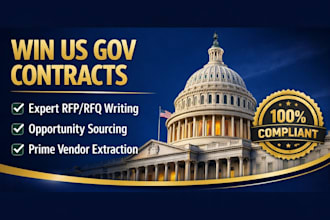 provide expert US government contracting, sam gov, and wining bid proposal