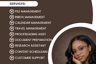 be your executive assistant for business support