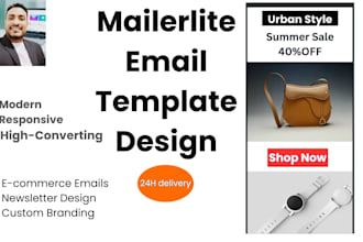 design professional mailerlite email templates newsletter