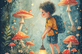 draw whimsical watercolor illustrations for childrens books