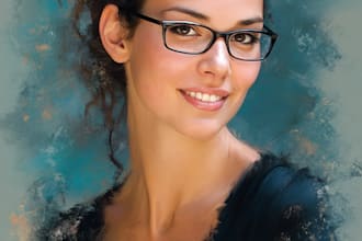 to paint an impressionist portrait