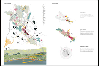 design professional presentation boards, portfolio layouts, and graphics