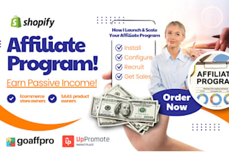 setup and optimize your goaffpro affiliate program for shopify