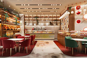 design and render your 3d retail stores, shops, interior