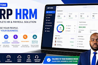 build a custom erp hrm with payroll, employee records, leave and recruitment