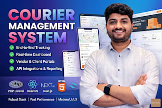develop courier management system,logistics software