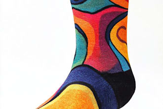 design custom and unique socks design