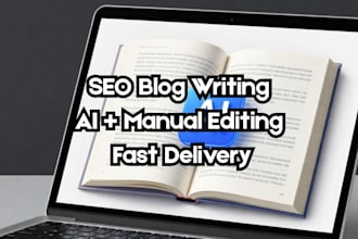 write SEO optimized blog articles using ai and manual editing