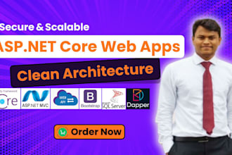 develop secure, scalable dot net core mvc, web API