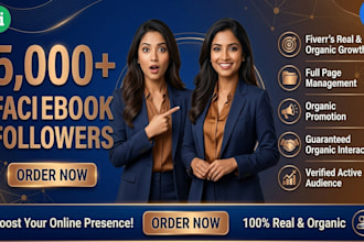 promoted 20,000 facebook page followers high quality