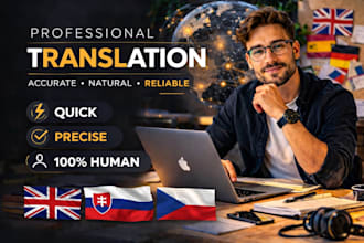 translate english to slovak and czech manually