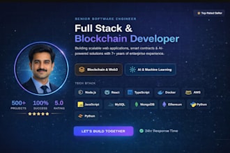 develop modern full stack web applications using mern stack, web3, ai,blockchain