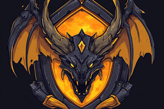 create a unique fantasy logo