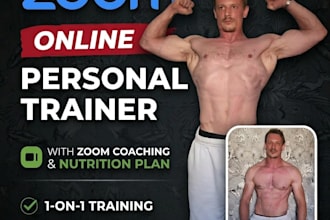 provide personal training with zoom coaching, programs or nutrition plans