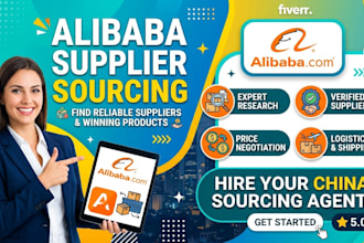 be your  product and supplier sourcing agents from alibaba