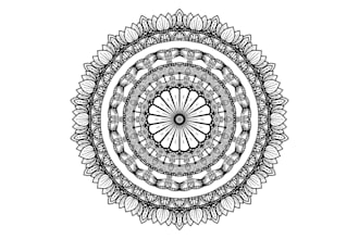 create mandalas for adult coloring books