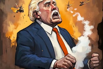 design editorial political cartoons