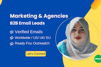 build targeted b2b email list for marketing agencies and professionals