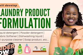 formulate laundry detergent and cleaning product for soap, detergent, liquid