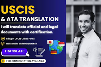 translate official and legal documents with certification