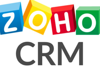 setup zoho CRM, zoho one, zoho recruit, zoho salesiq, zoho forms and zoho desk