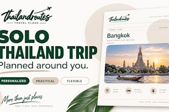 plan your personalized thailand solo trip