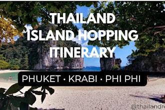 plan your thailand island hopping itinerary