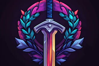 do a fantasy game logo