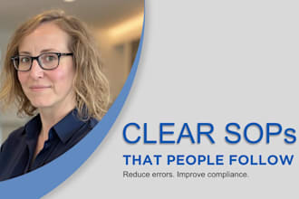 rewrite your sops, work instructions, and procedures for clarity