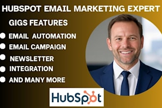 do hubspot email campaign automation workflow email newsletter setup