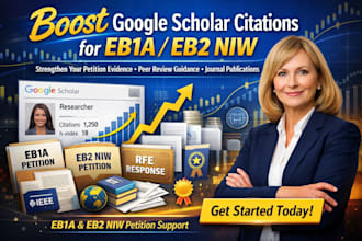 increase google scholar citations for eb1a eb2 niw petition evidence