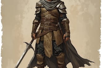 draw your custom dnd character illustration