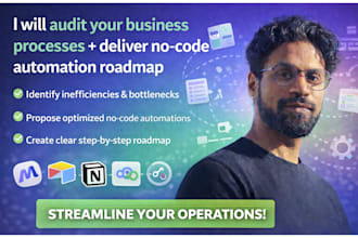 audit your business processes and deliver automation roadmap