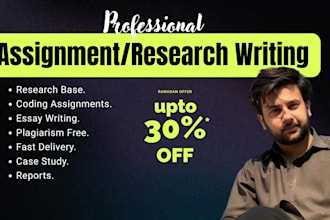 write well researched assignments,coding assignments,essays and reports