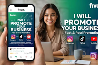 promote your business on instagram tiktok and youtube