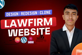 design modern lawyer website for law firm and legal services